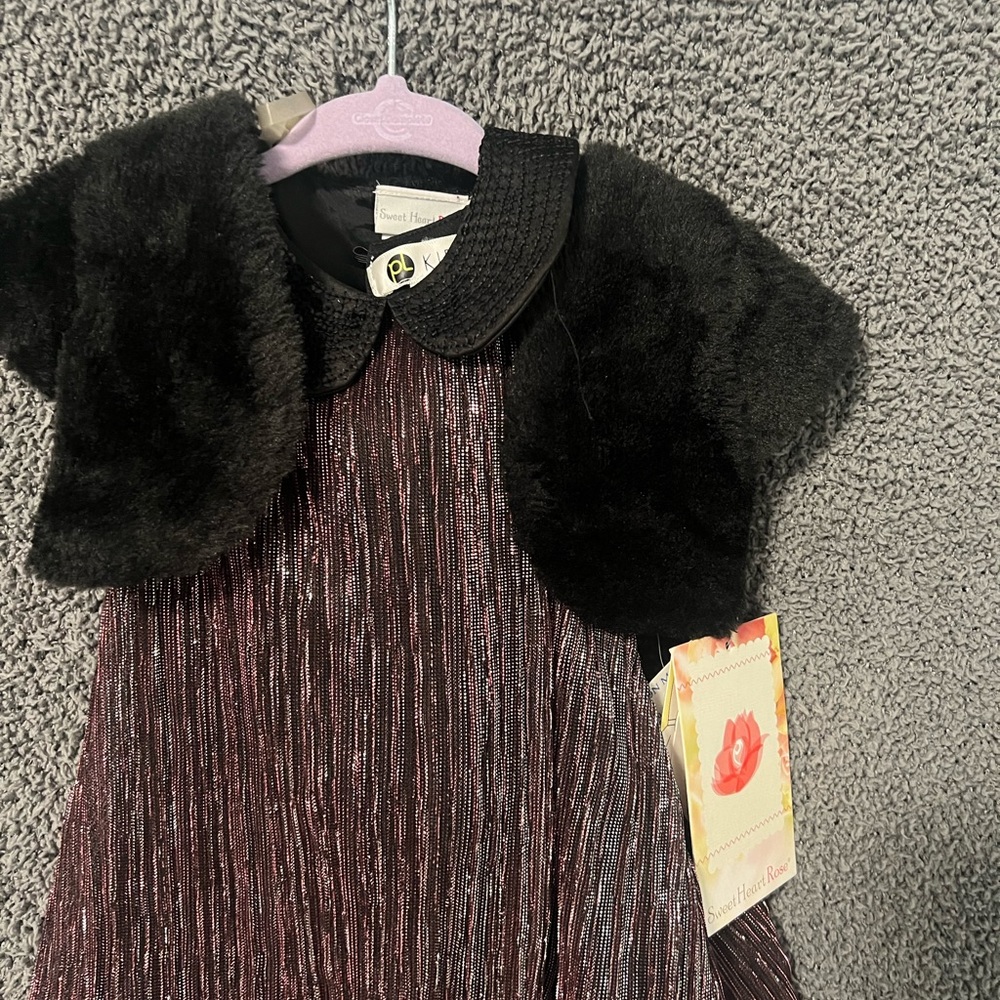 Beautiful infant purple dress